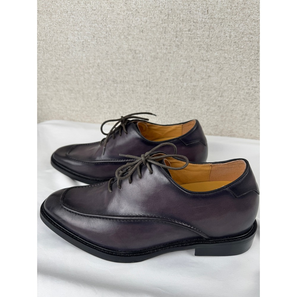 CMR Chamaripa Plum Elevator Derby Shoes Leather Height Increase ~2.7–3" size 7.5